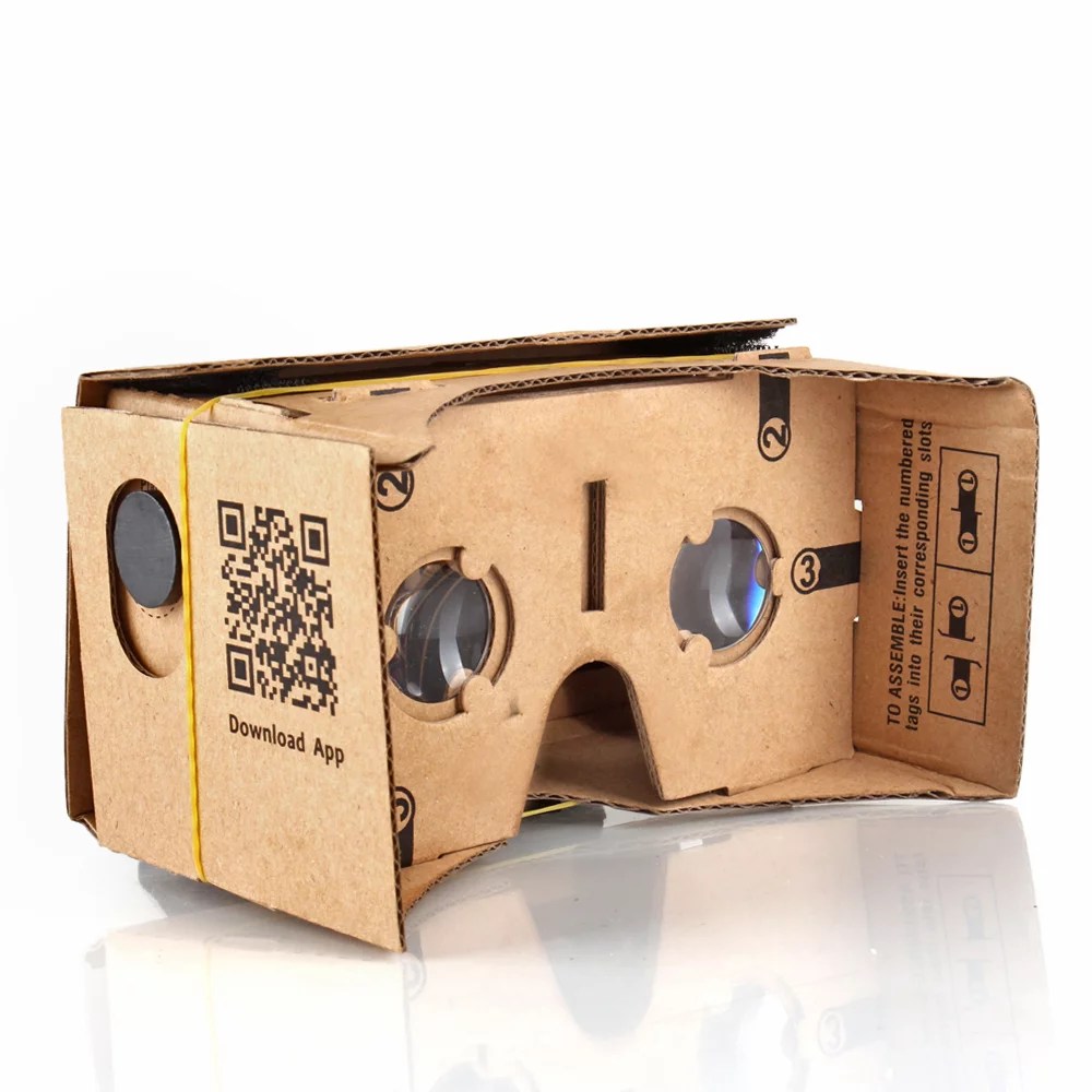 Google Cardboard Virtual Reality Glasses w/ Strap VR