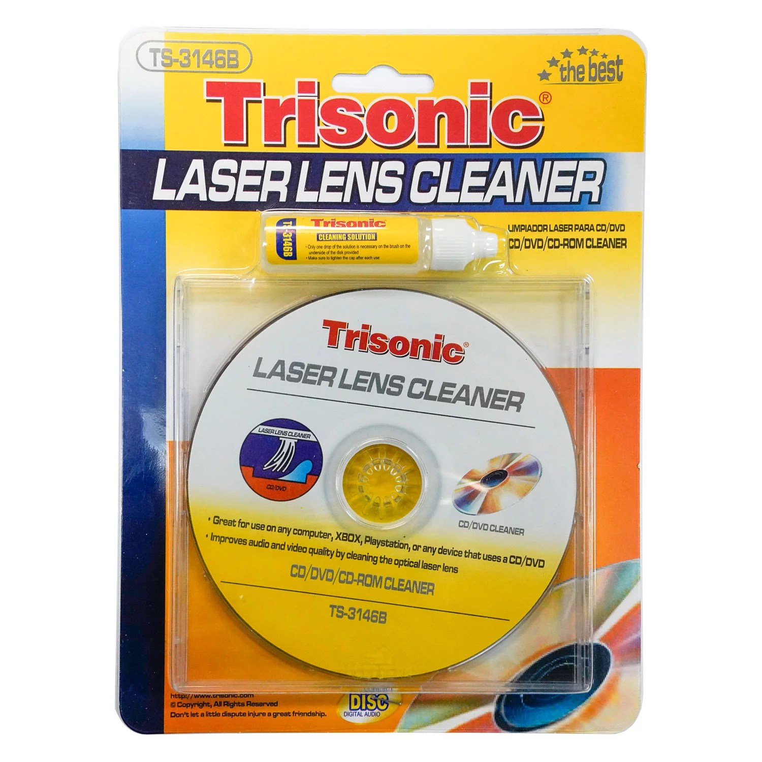New Laser Lens Cleaner Game Console CdRom Dvd Player