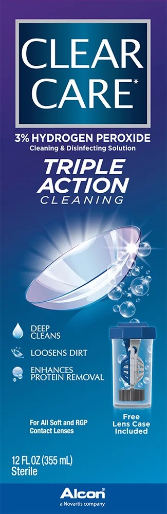 CLEAR CARE Contact Lens Cleaning and Disinfecting Solution