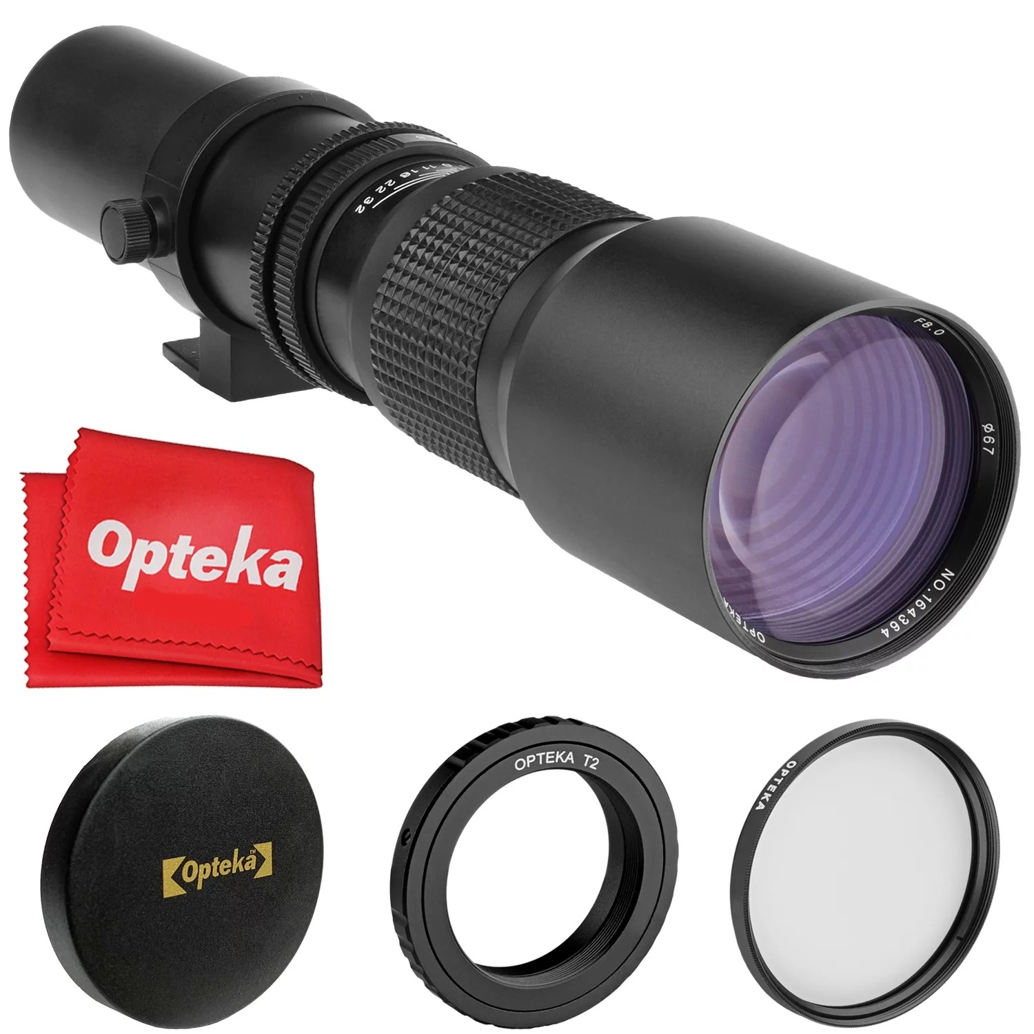 Opteka 500mm f/8 Manual Telephoto Lens for Canon EOS 80D