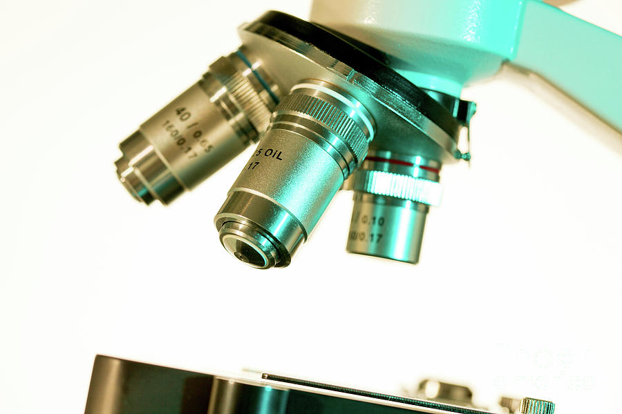 Light Microscope Lenses Photograph by Wladimir Bulgar