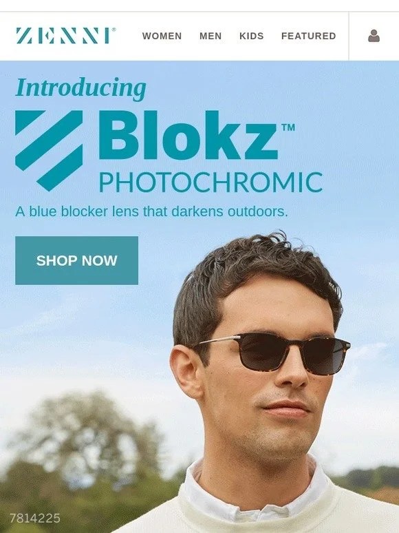 Zenni Optical Introducing Blue Blocker Photochromic