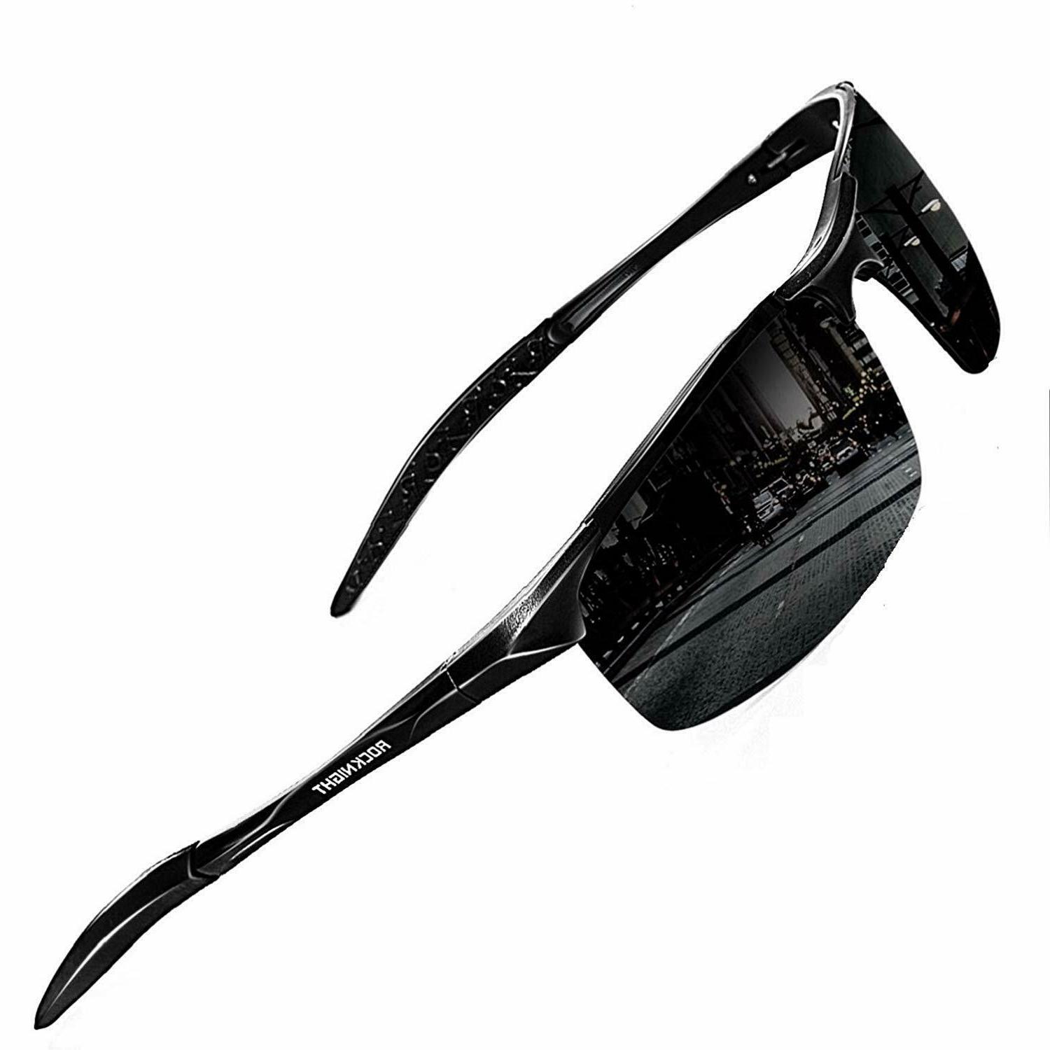 Nice Polarized Sun Glasses Black with Black Lenses