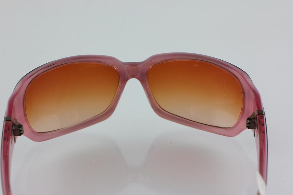 Oakley Pink/Brown Script with Gradient Lenses Sunglasses