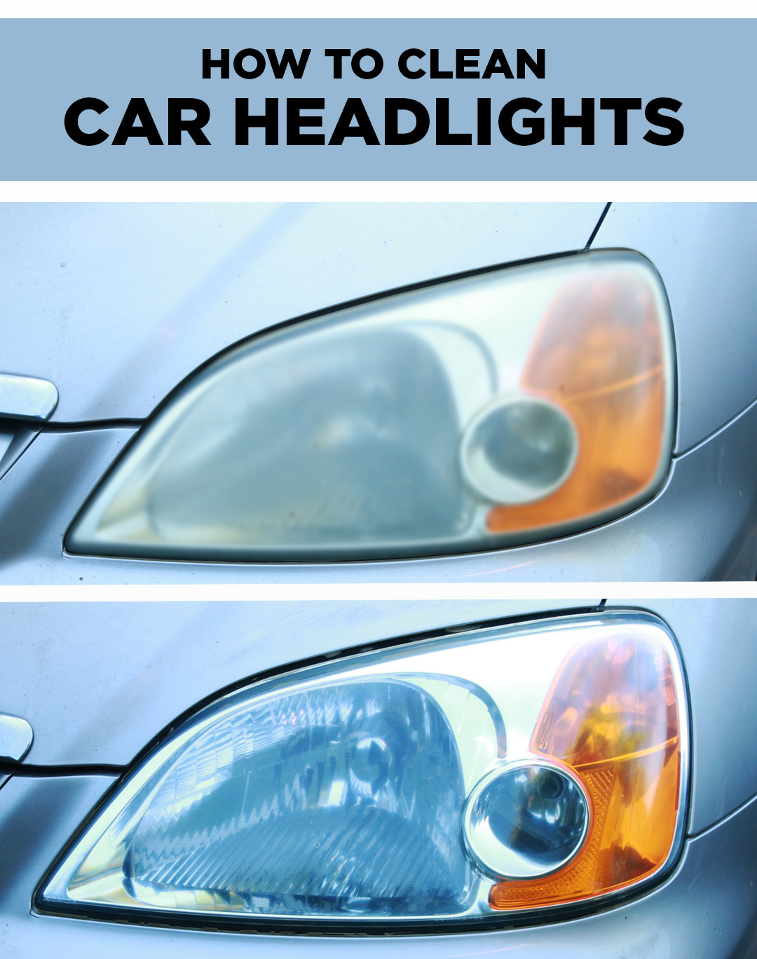 Dirty Car Headlights Are No Match For This Clever Cleaning