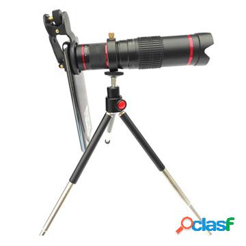 4k universal 22x optical zoom telescope camera lens with