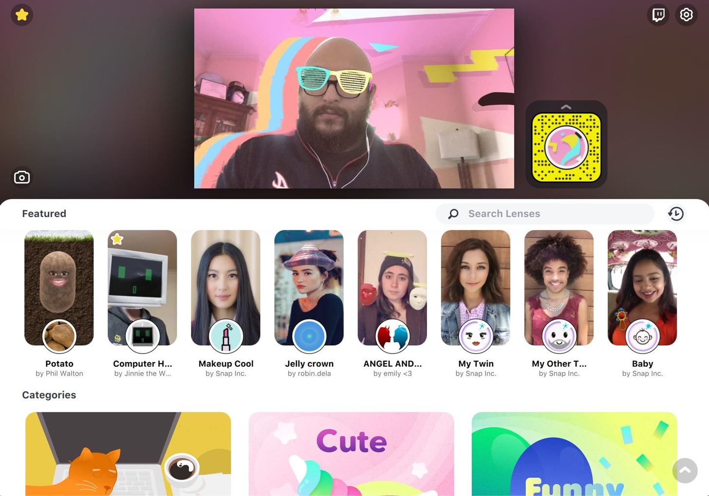 How to Use Your Favorite Snapchat AR Lenses on Zoom. Skype