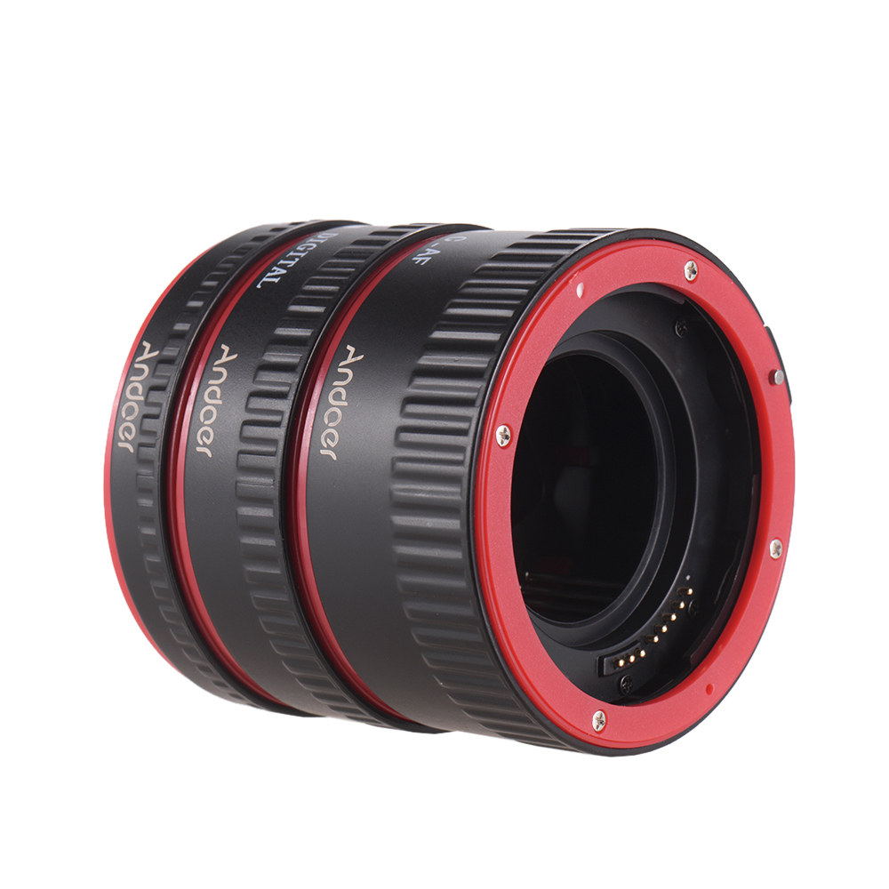 Andoer Portable Auto Focus AF Macro Extension Tube Adapter