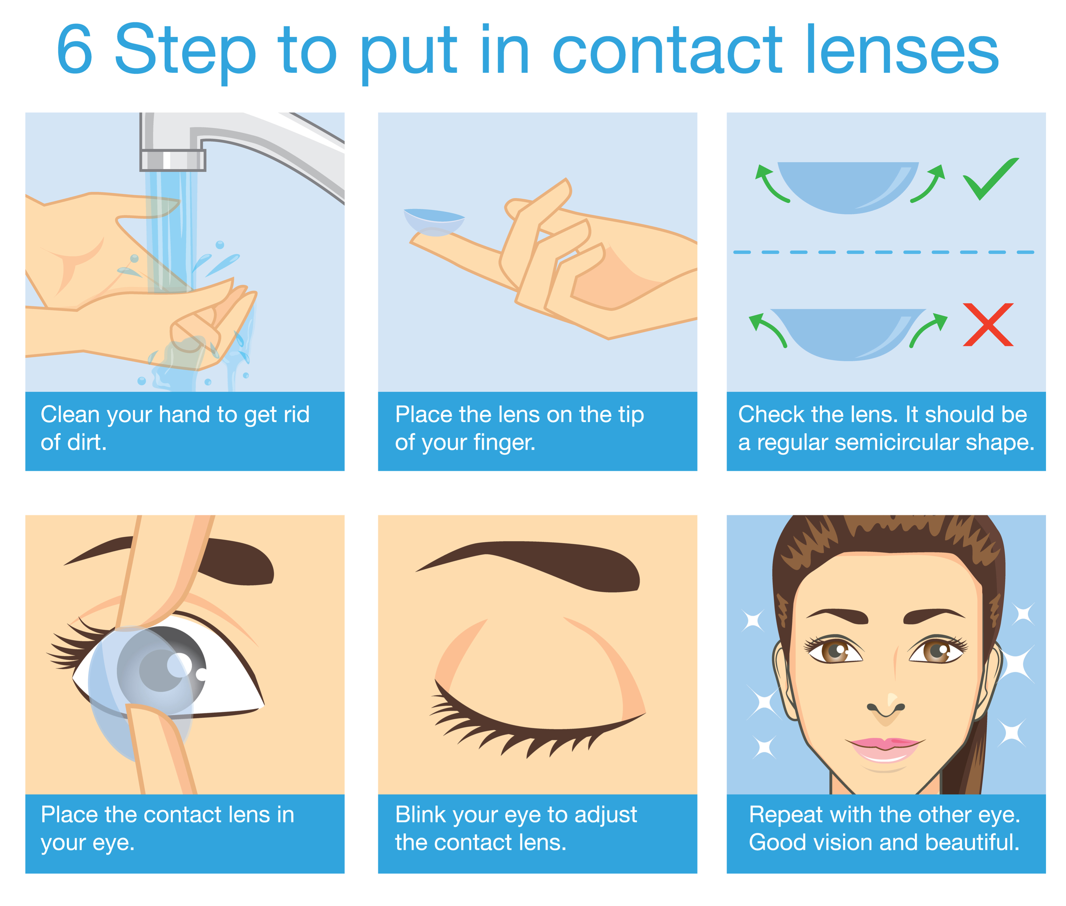 Safety Tips With Contact Lenses