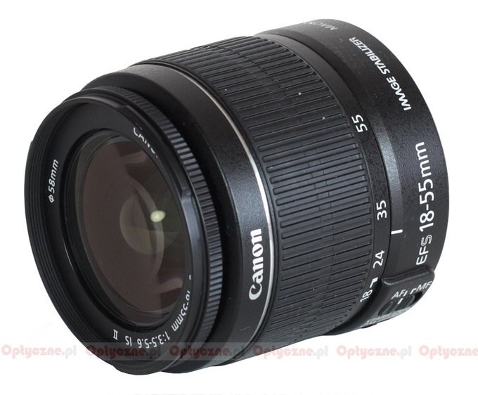 Canon EFS 1855 mm f/3.55.6 IS II lens review
