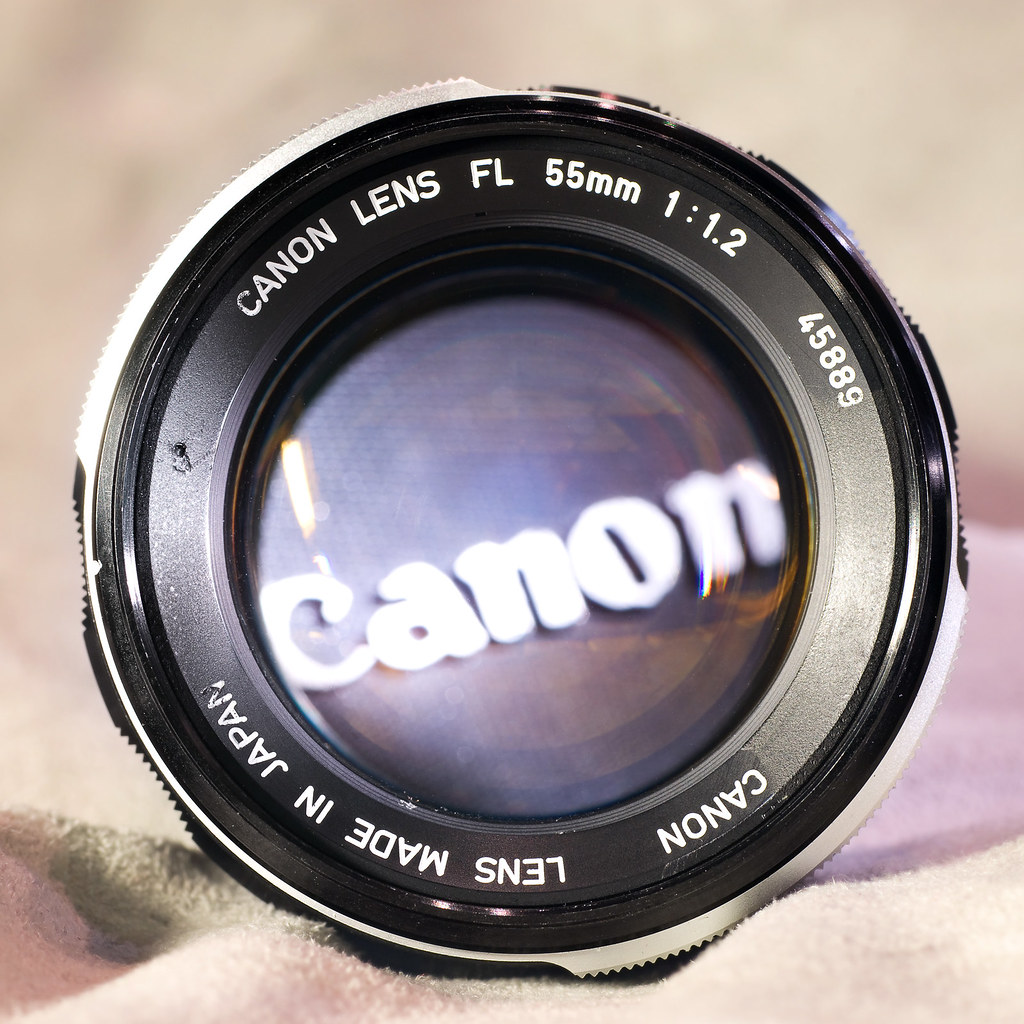 Canon FL 55mm f/1.2 This old Canon FLmount lens is