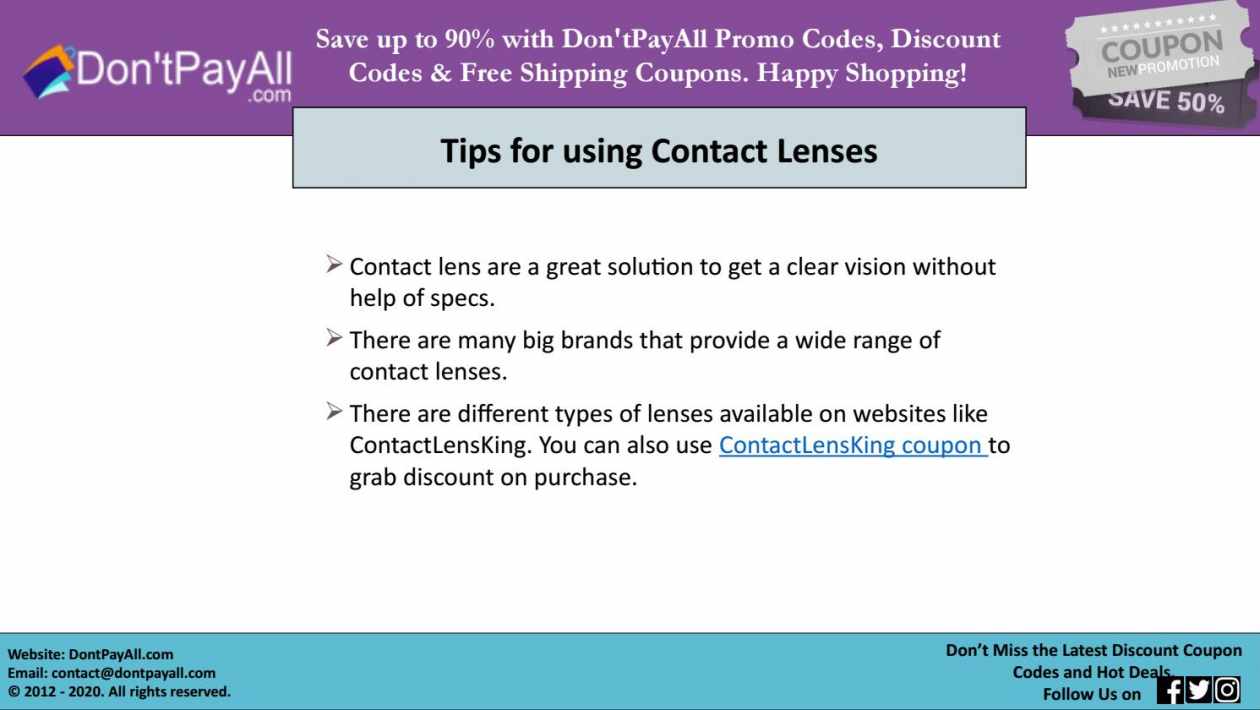 Contact Lens King Coupon Contact Lens King Coupon