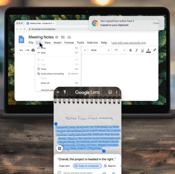Google Lens feature is now let you copy text from your