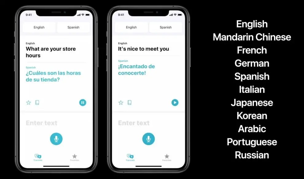 How to enable offline mode for Translate app on iPhone