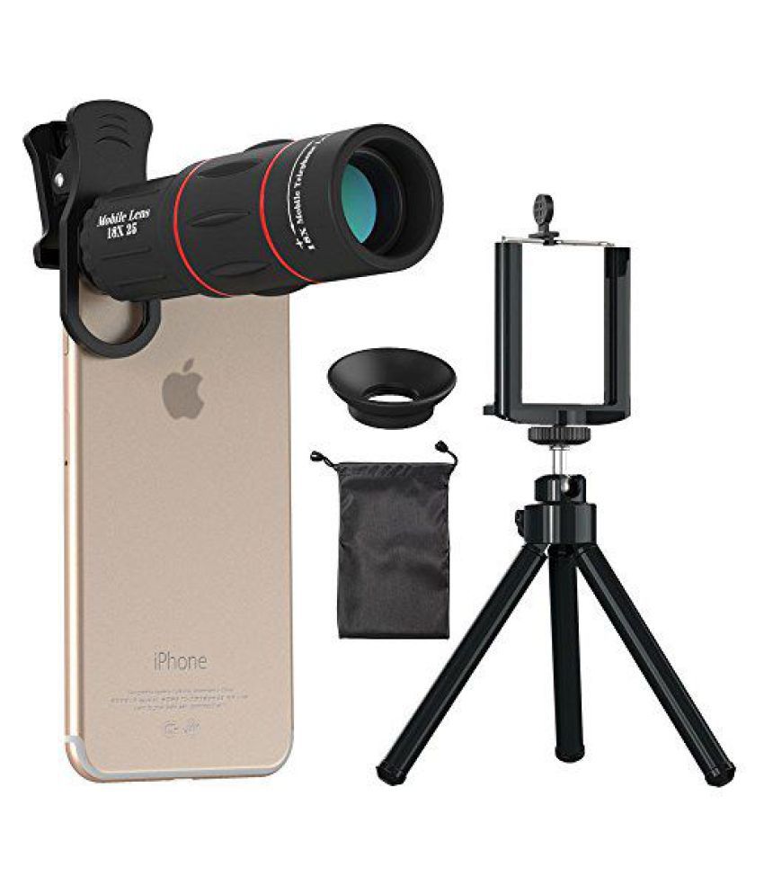 18X Zoom HD Telephoto Universal Clip On Lens Kit for
