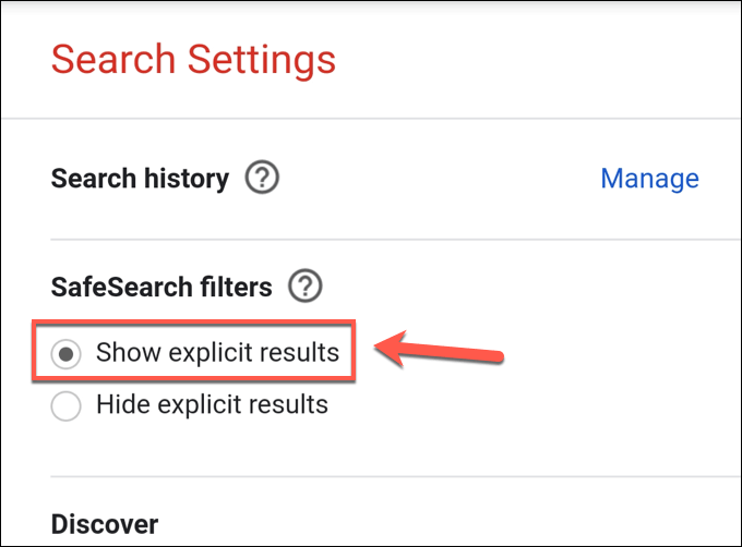 How to Turn Google SafeSearch Off