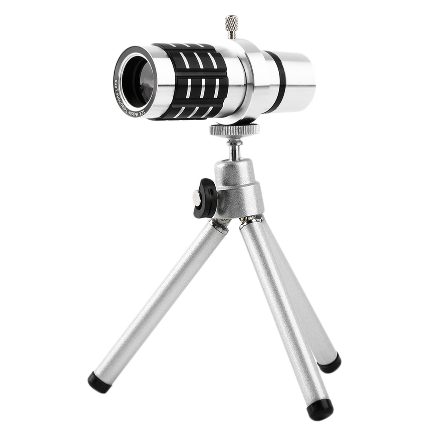 New 12X Zoom Camera Telephoto Telescope Lens + Mount