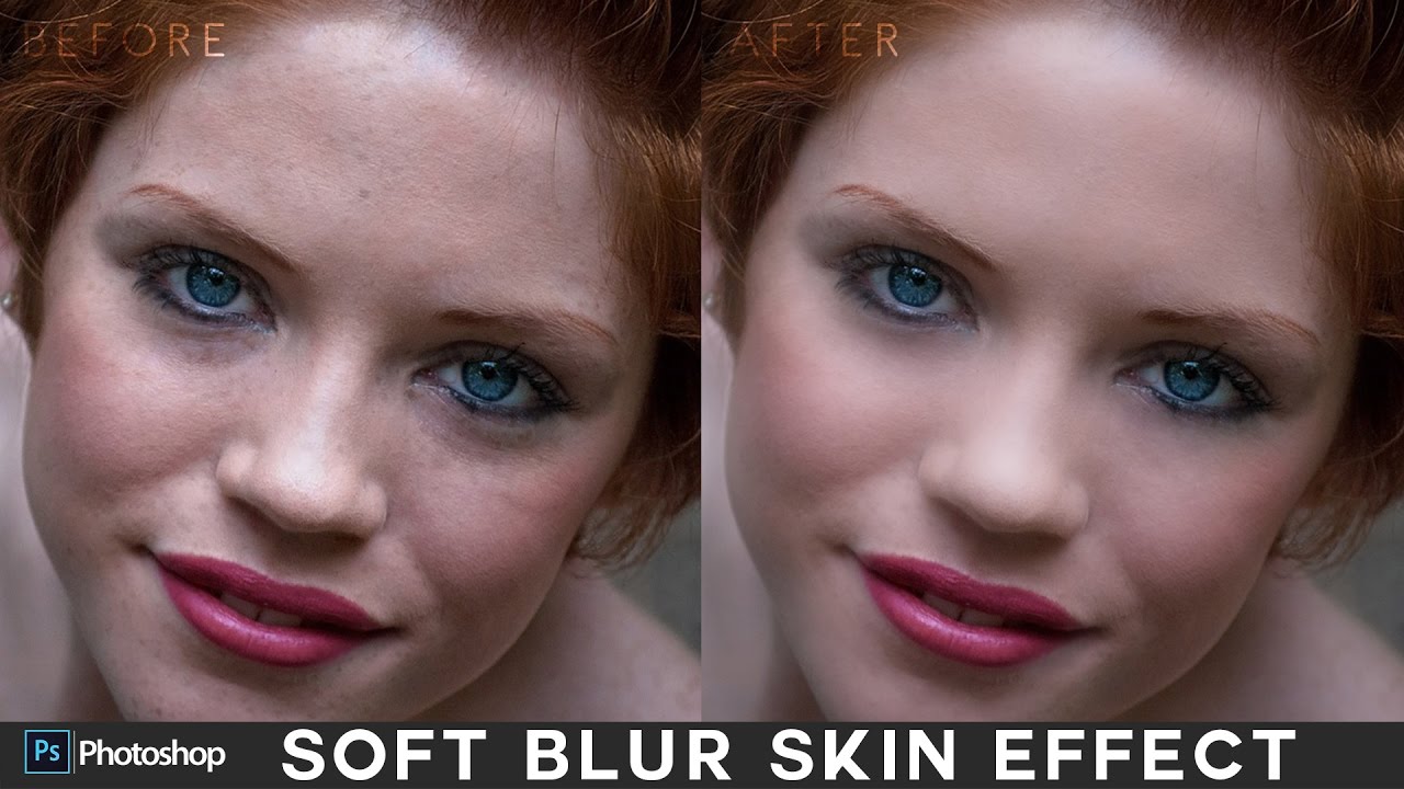 Simple Skin Smoothing with Soft Blur Effect in