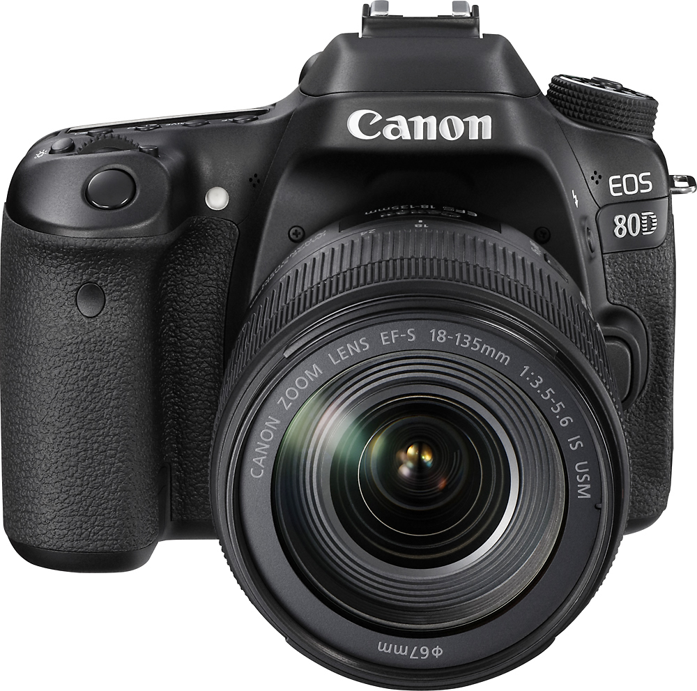 Best Buy Canon EOS 80D DSLR Camera with 18135mm IS USM