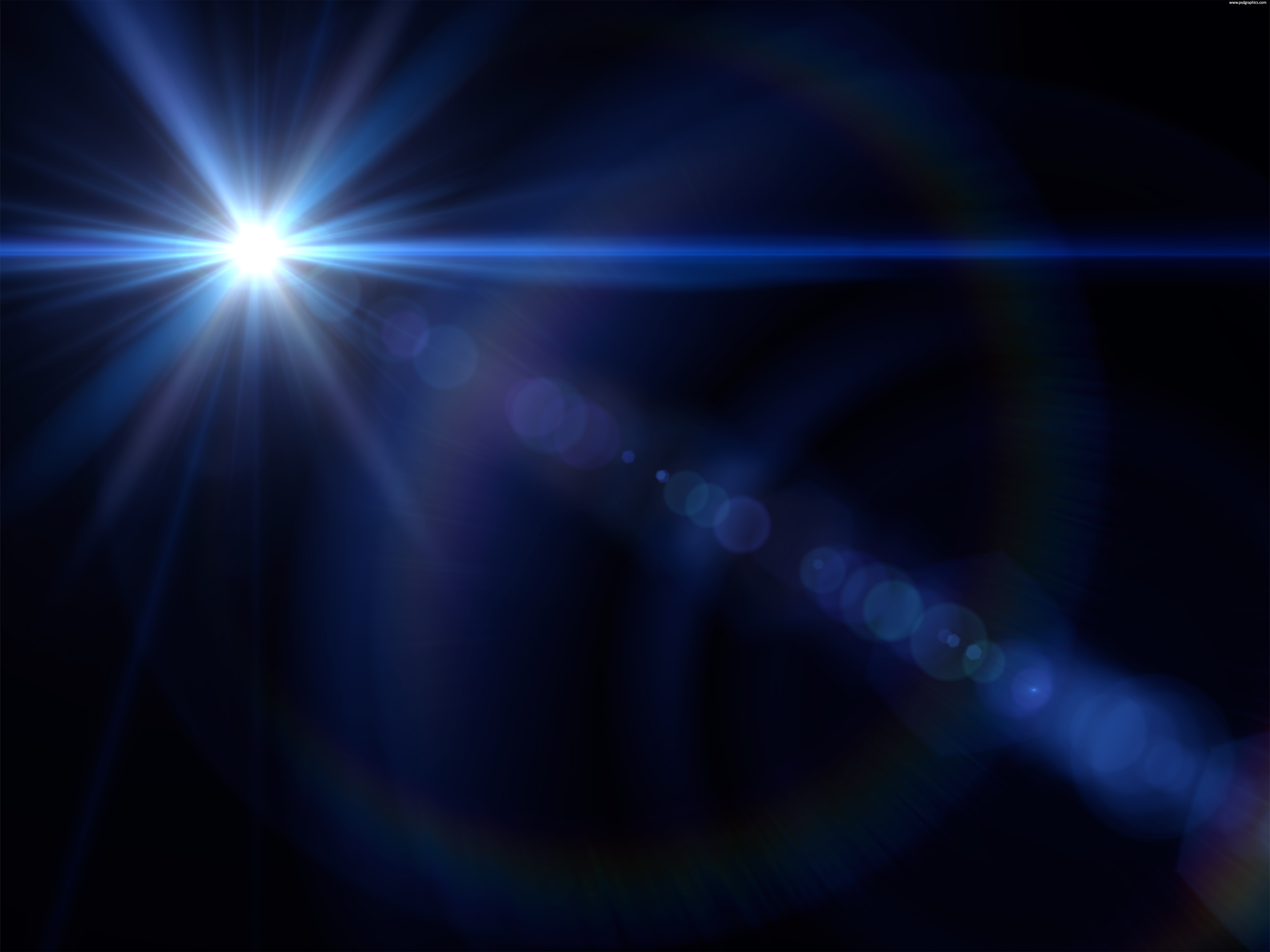 Lens flare effect (PNG) PSDGraphics