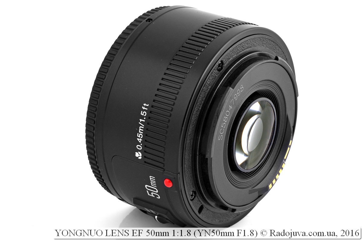 Review YONGNUO LENS EF 50 F / 1.8 version for Canon Happy