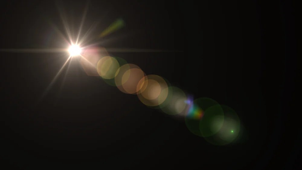 Lens Flare Overlay Light Explosion flash transition