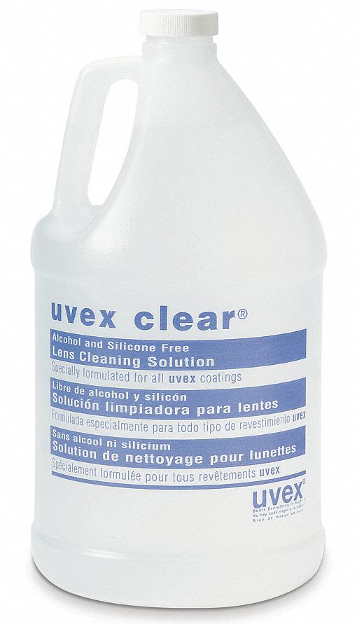 HONEYWELL UVEX Lens Cleaning Solution. 128 oz Bottle Size