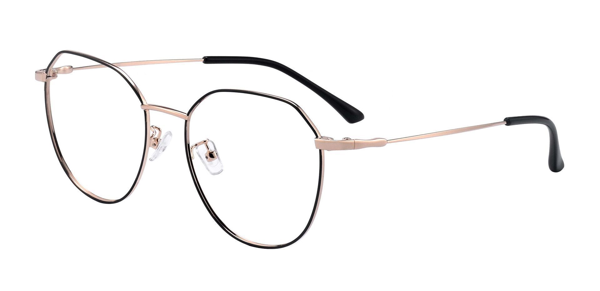 Vernon Geometric Lined Bifocal Glasses Black Payne Glasses
