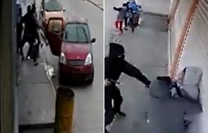 Chilling moment a 9-year-old boy was kidnapped at gunpoint in the street by kidnappers