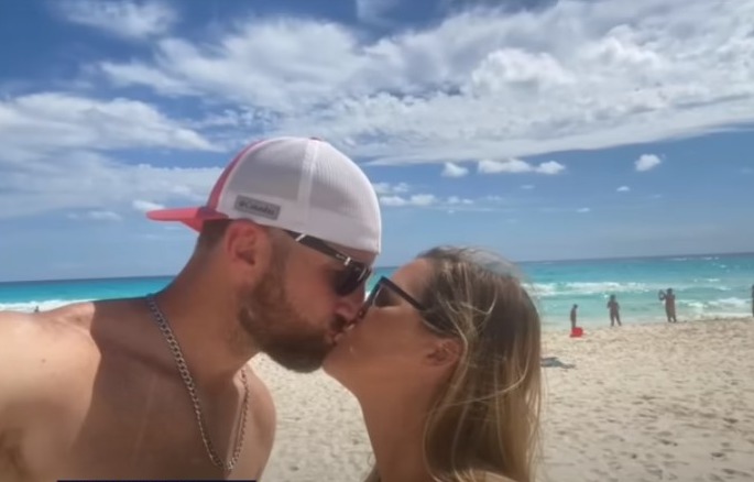 Jackson was on a romantic vacation with his wife