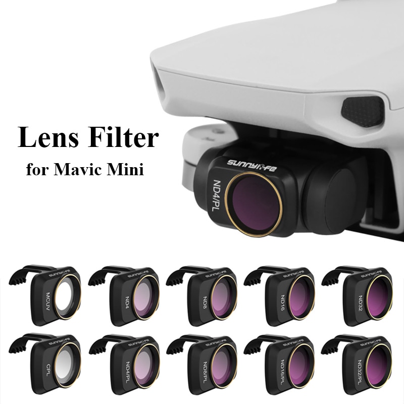Drone Filter for DJI Mavic Mini 2 Filters UV ND CPL 4/8/16