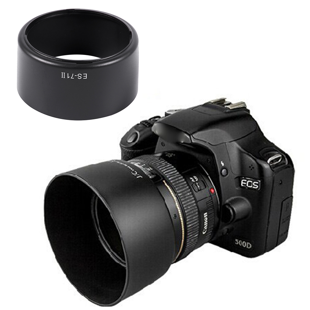 ES71II Camera Lens Hood Cap Cover For Canon EF 50mm f/1.4