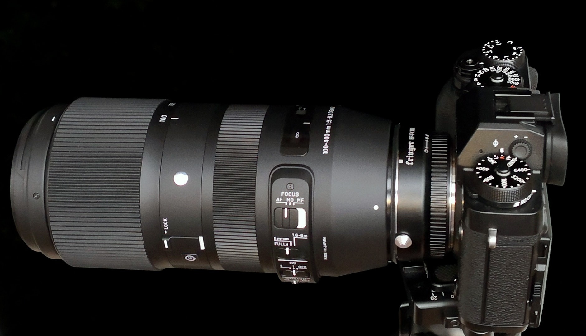 SIGMA 100400. a good choice for Fujifilm X mount.