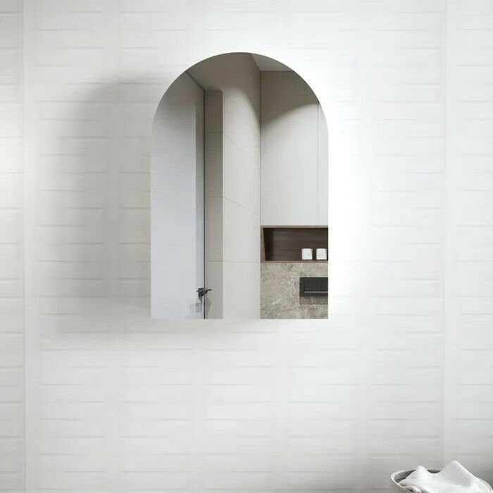 ARCHIE 900x600mm Arch Curved Matte White Plyurethane
