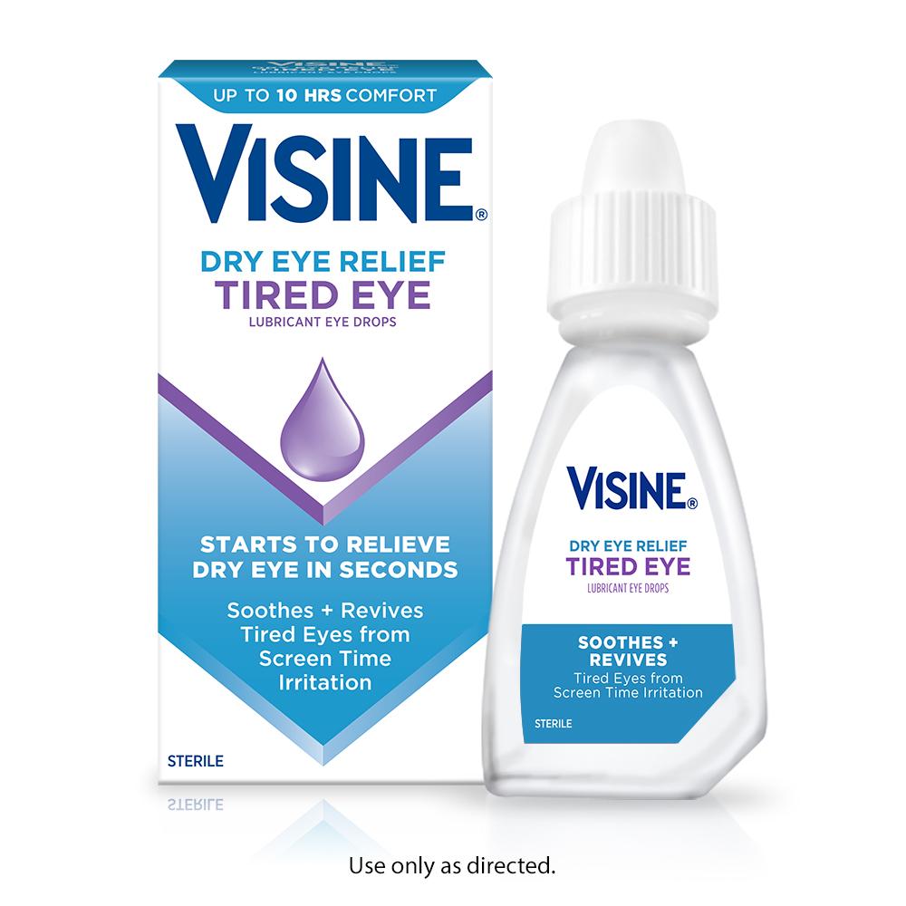 VISINE® Dry Eye Tired Eye Relief Lubricant Eye Drops