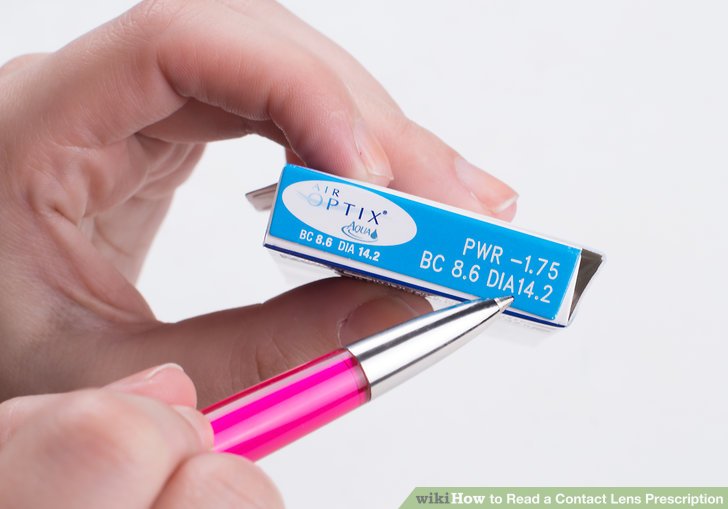 How to Read a Contact Lens Prescription 12 Steps (with